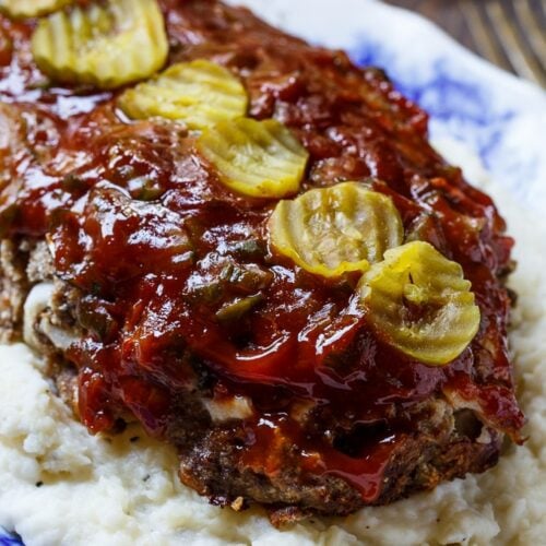 Dill Pickle Meat Loaf Spicy Southern Kitchen