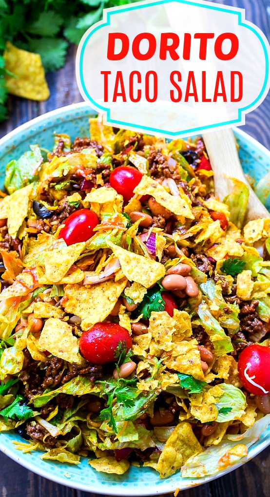 Dorito Taco Salad - Spicy Southern Kitchen