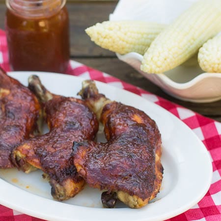 Oven Barbecued Dr. Pepper Chicken