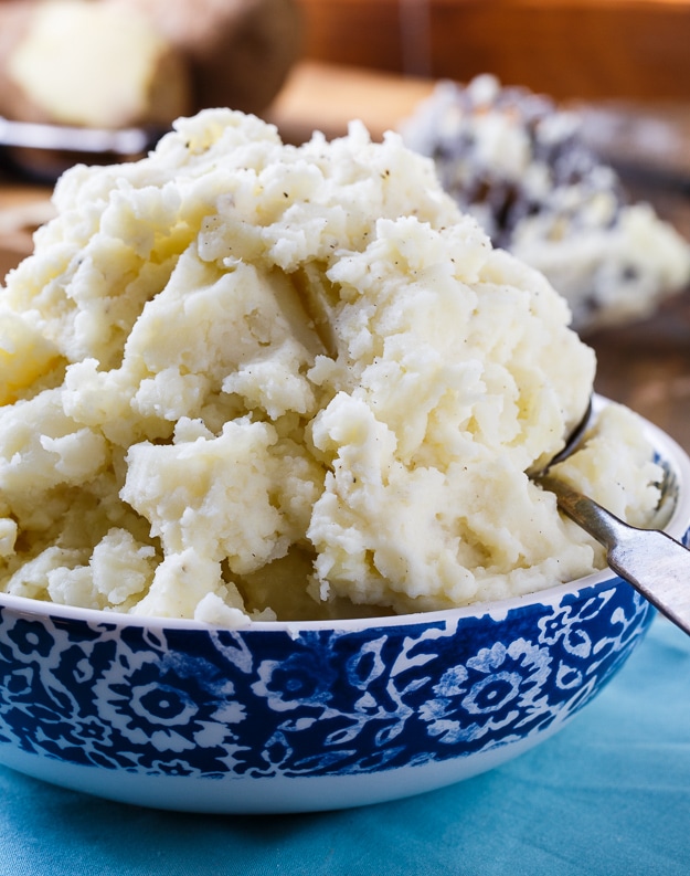 Dukes Mayonnaise Mashed Potatoes. Mayonnaise makes these mashed potatoes super creamy and delicious!