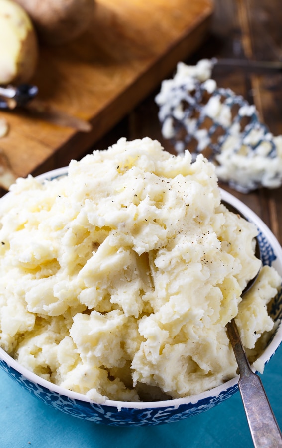 Dukes Mayonnaise makes these mashed potatoes super creamy and delicious!