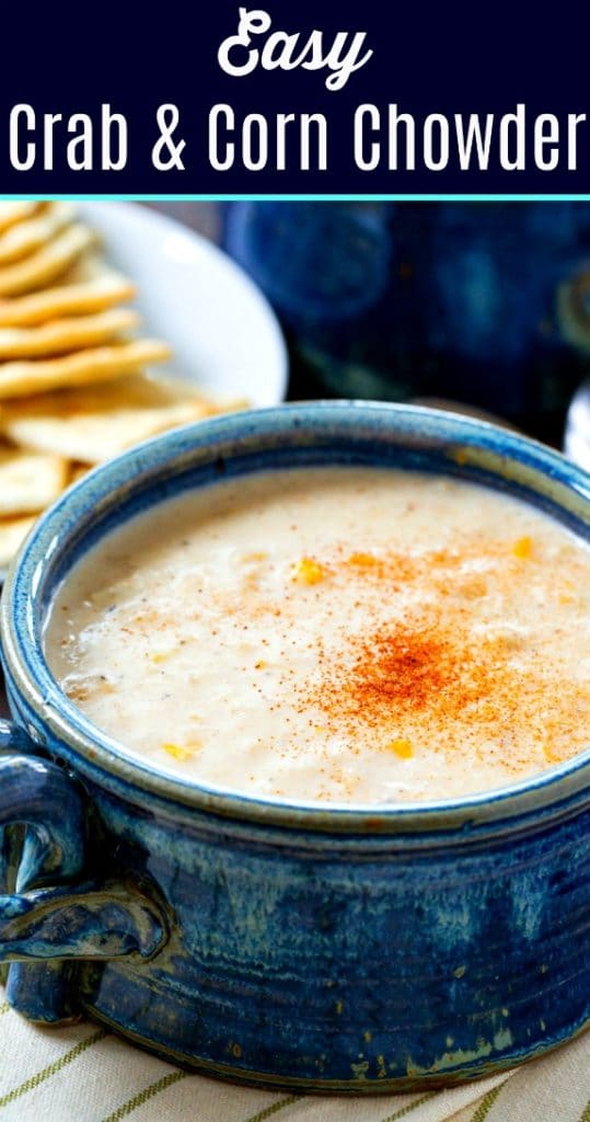 Easy Corn and Crab Chowder - Spicy Southern Kitchen