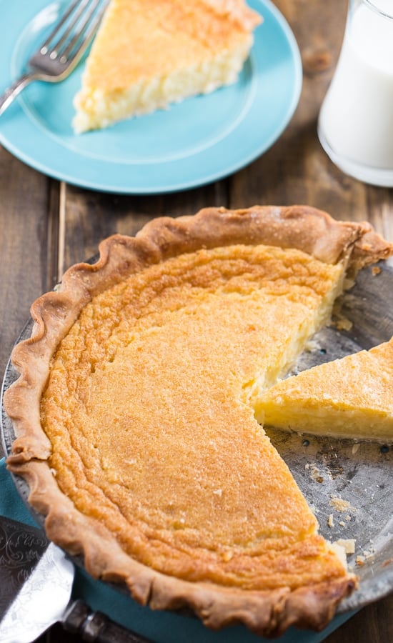 Southern Style Egg Custard Pie