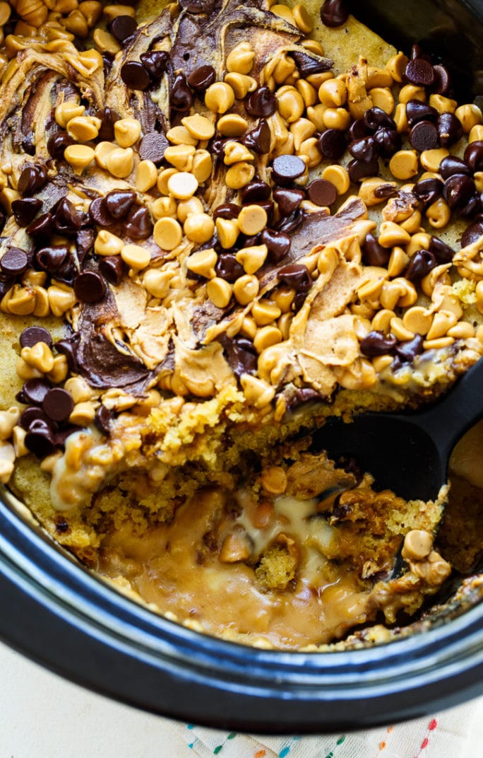 Crock Pot Elvis Pudding Cake Spicy Southern Kitchen