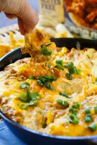 Cheesy BBQ Pork Dip