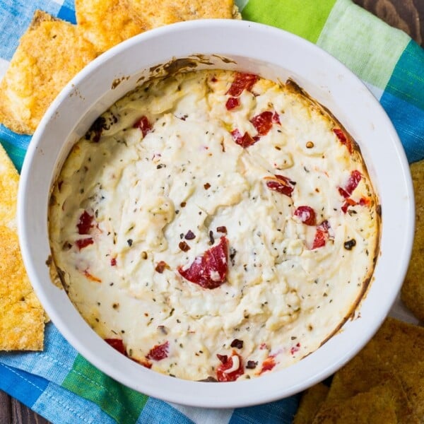 Spicy Warm Feta Cheese Dip