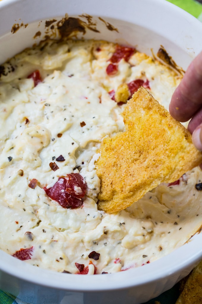 Oven-Baked Spicy Feta Cheese Dip