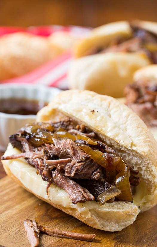 Slow Cooker French Dip Sandwich - so easy and flavorful!