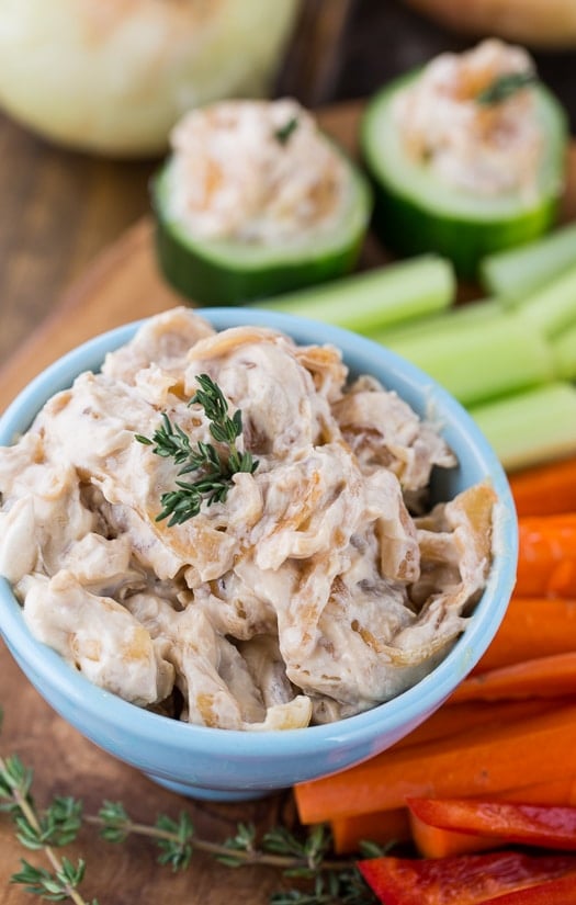 Healthier French Onion Dip