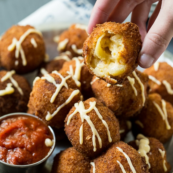 Fried Mac and Cheese Balls