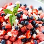 Red, White, and Blue Fruit Salad