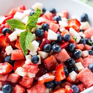 Red, White, and Blue Fruit Salad