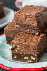 Fudge Topped Brownies