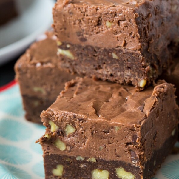 Fudge Topped Brownies