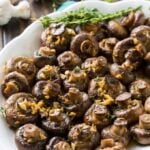roasted mushrooms