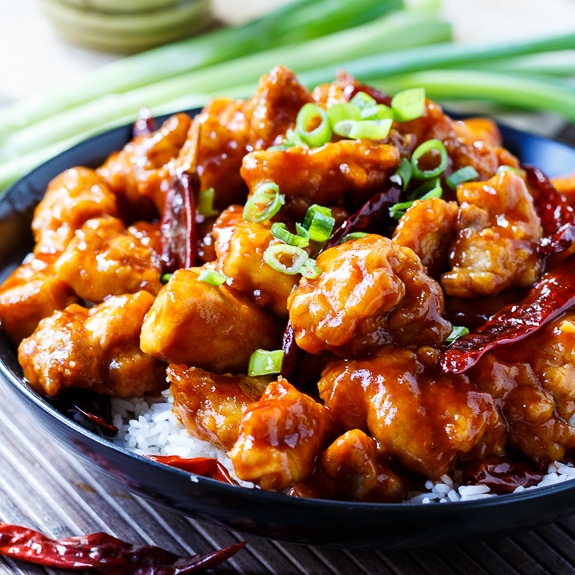 General Tso's Chicken. Much better than take out!