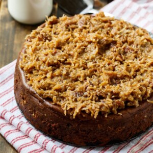 German Chocolate Cheesecake