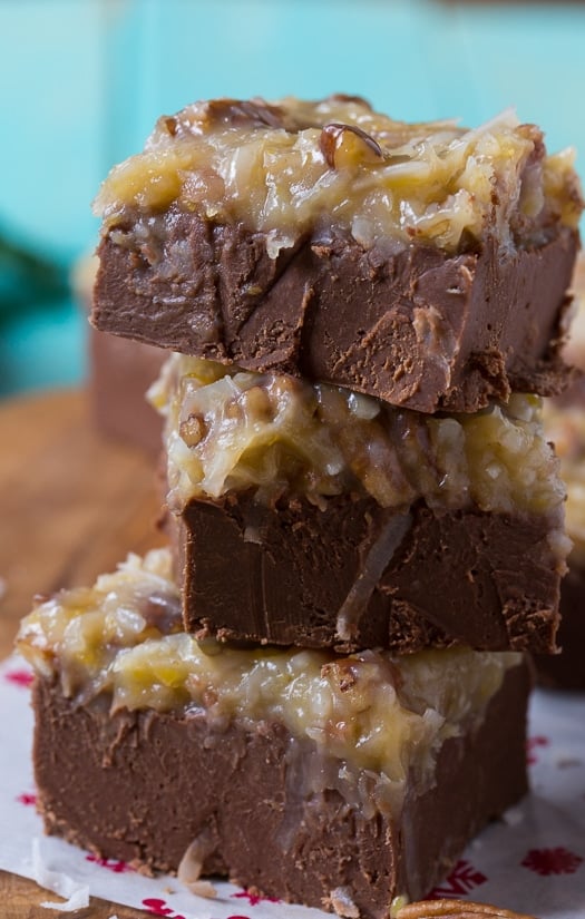 German Chocolate Fudge #Christmas