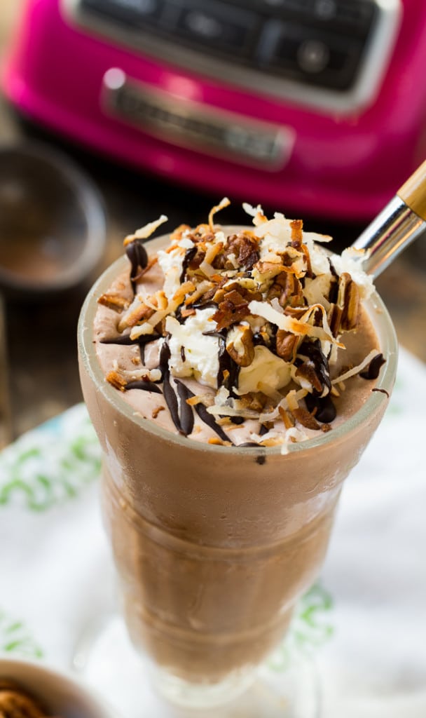 German Chocolate Milkshake