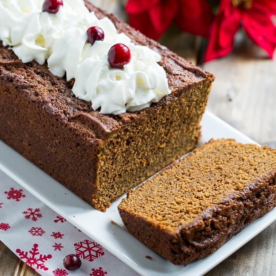 Sweet and Spicy Gingerbread. Some black pepper and other spices really give this gingrebread a kick.