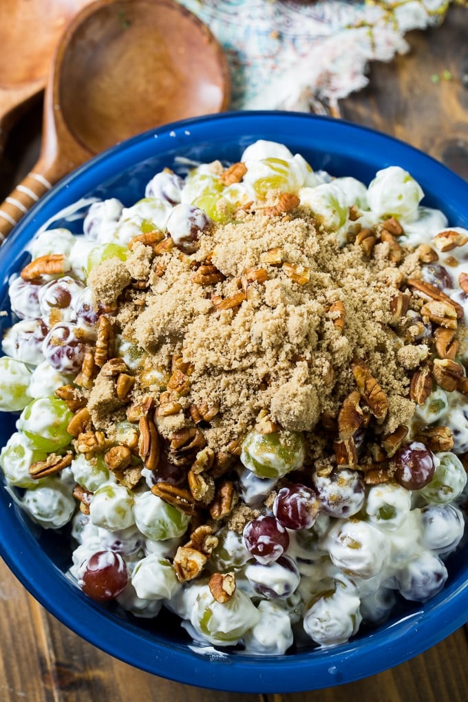 Easy Grape Salad Spicy Southern Kitchen