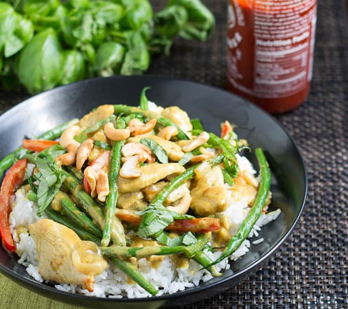 Thai green beans store coconut milk