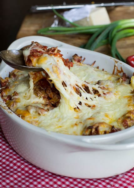 Crock Pot Homestyle Ground Beef Casserole - Spicy Southern Kitchen