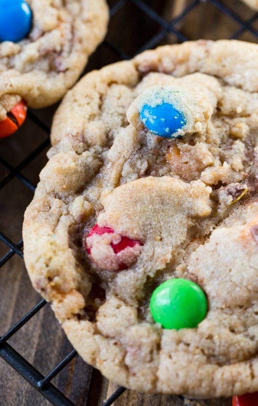 Halloween Candy Cookies - a great way to use up excess candy!