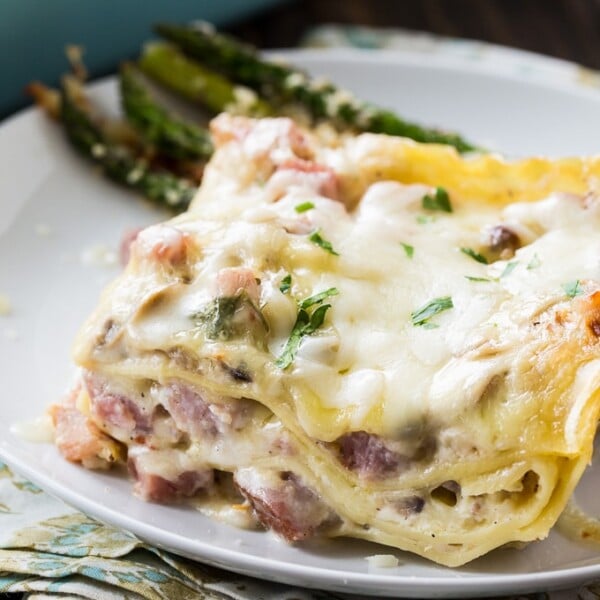 Creamy Ham Lasagna