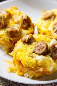 Sausage, Egg, and Cheese Hashbrown Muffins