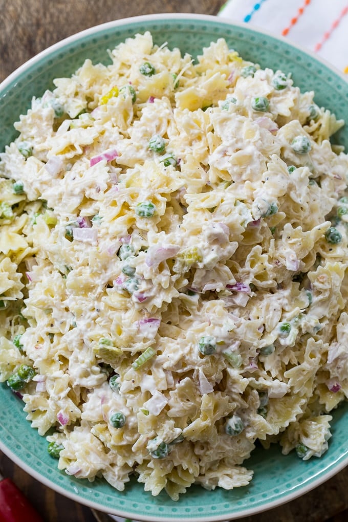 Spicy Horseradish Pasta Salad recipe