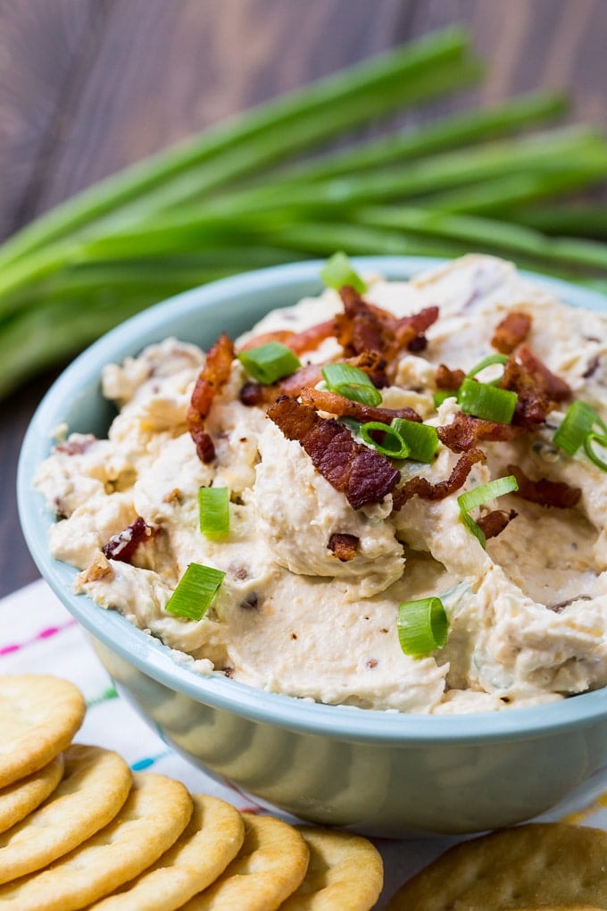 Bacon Horseradish Spread has tons of bacon flavor