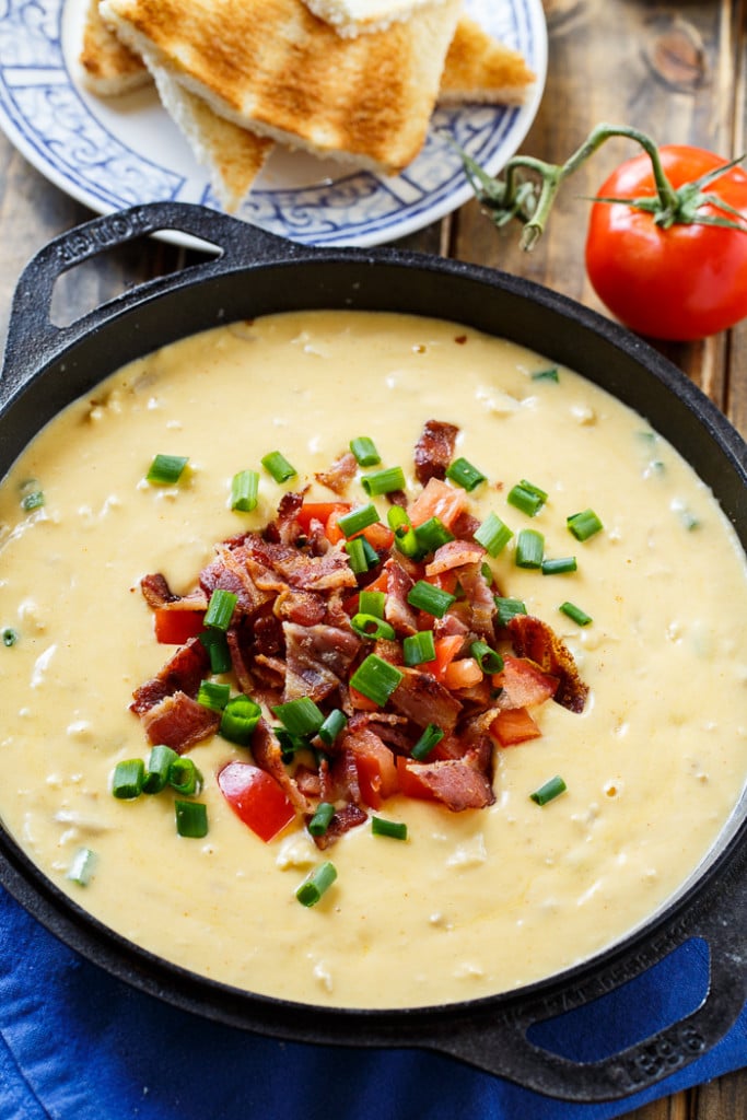 Hot Brown Fondue makes a great Kentucky Derby Part appetizer!