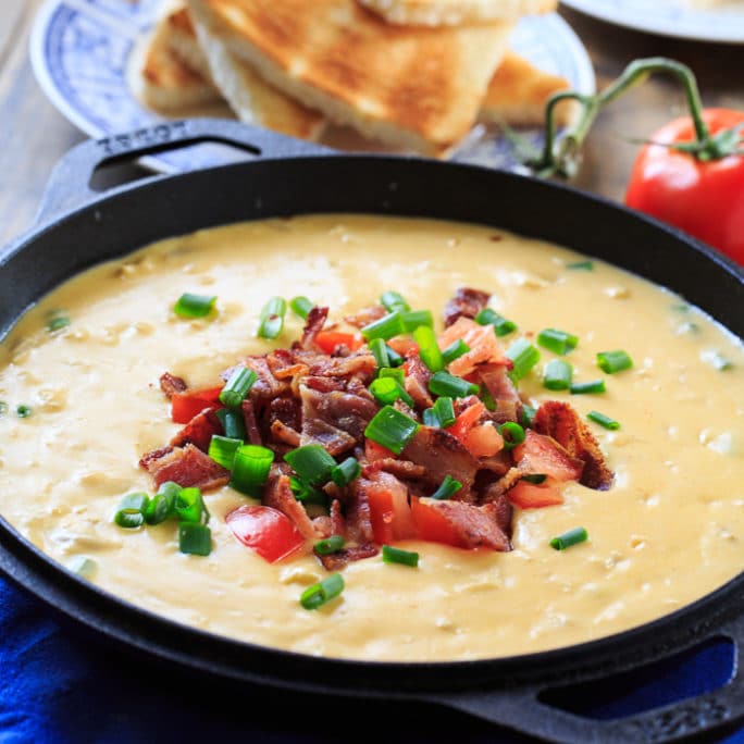 Hot Brown Fondue makes a great Kentucky Derby Part appetizer!