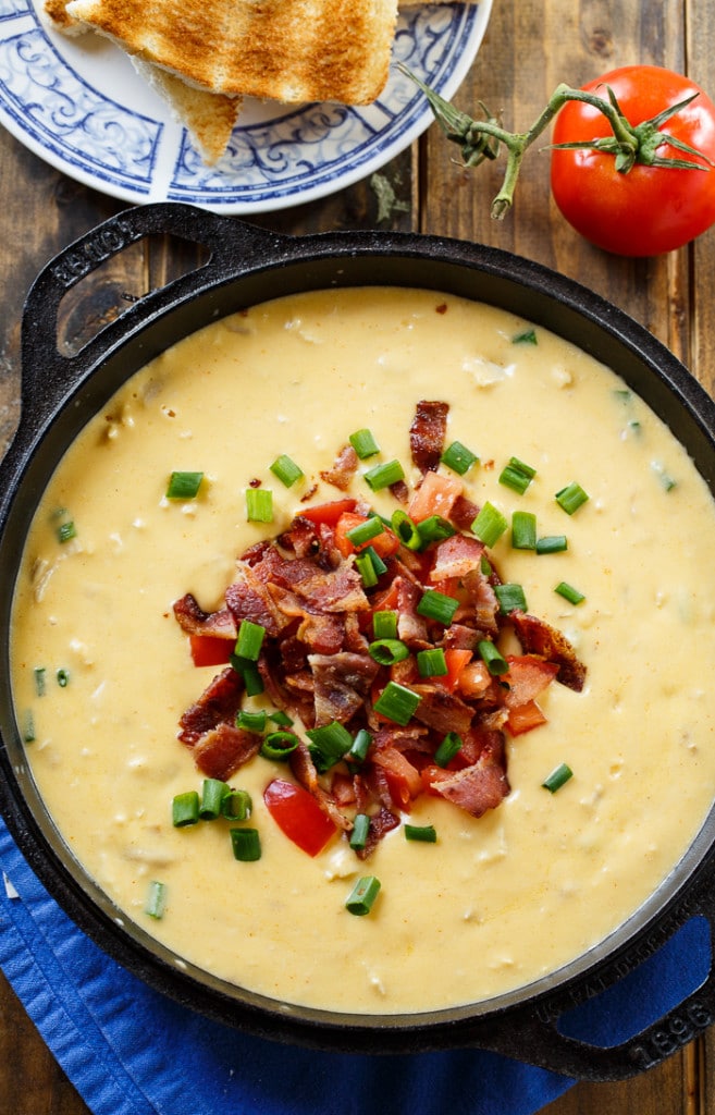 Hot Brown Fondue makes a great Kentucky Derby Part appetizer!