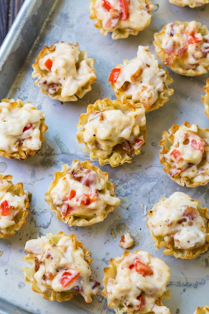 Mini Hot Brown Tarts for a Kentucky Derby Party