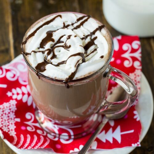 Mocha Made with Hot Cocoa Mix - Sweetphi