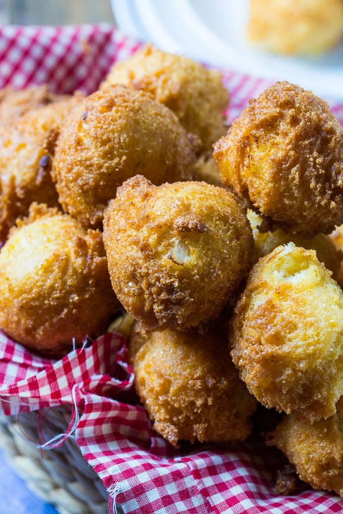 Crispy homemade Hush Puppies