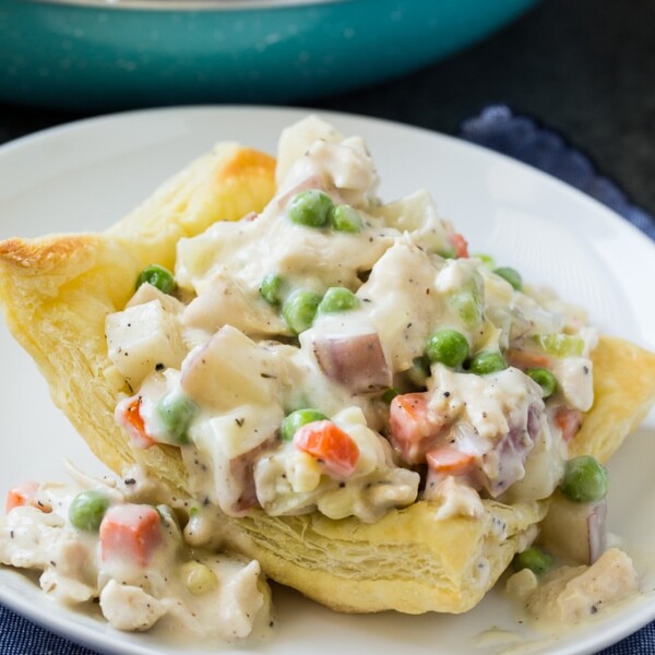 Inside Out Chicken Pot Pie