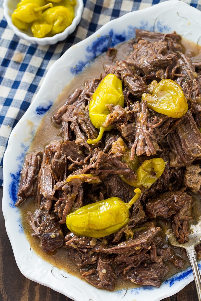 Chuck roast pepperoncini ranch best sale instant pot