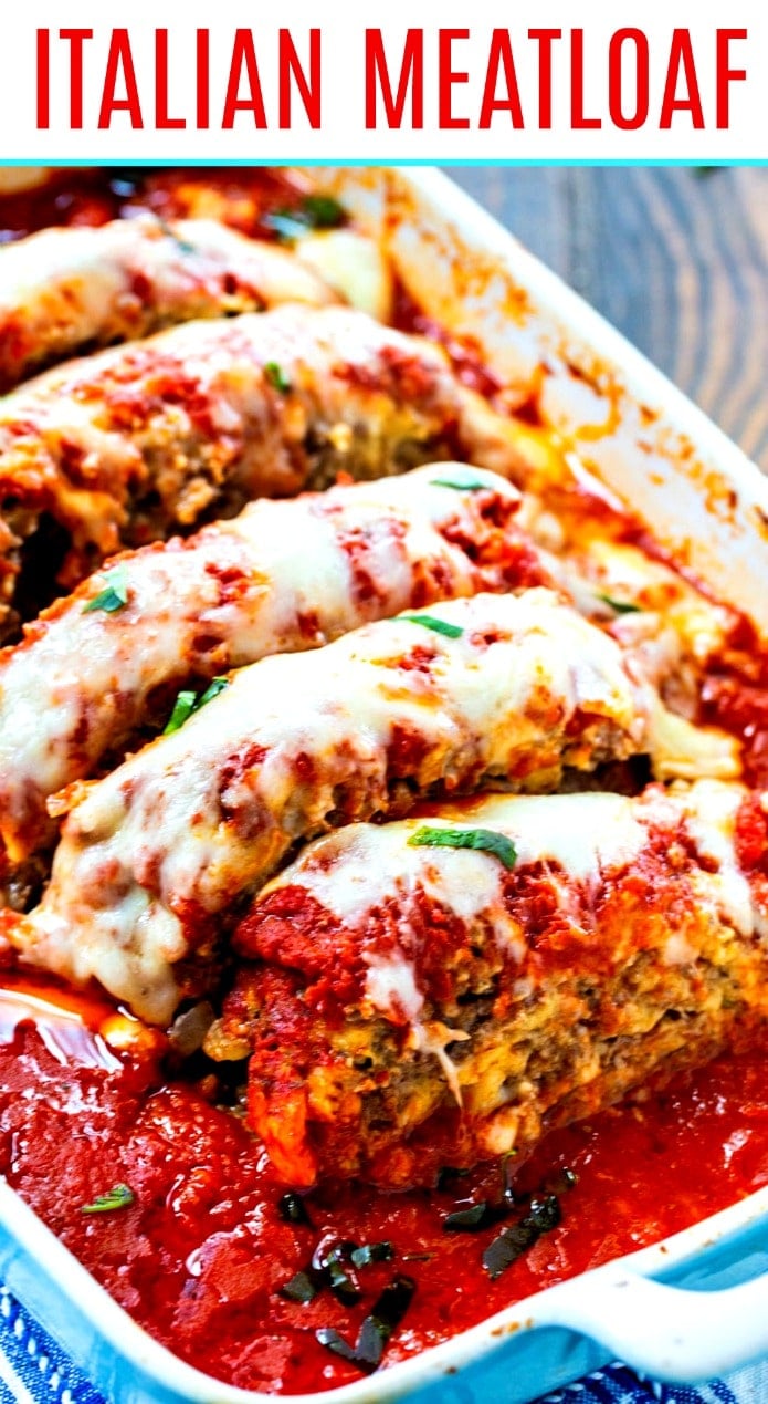 Italian Meatloaf cooked in tomato sauce
