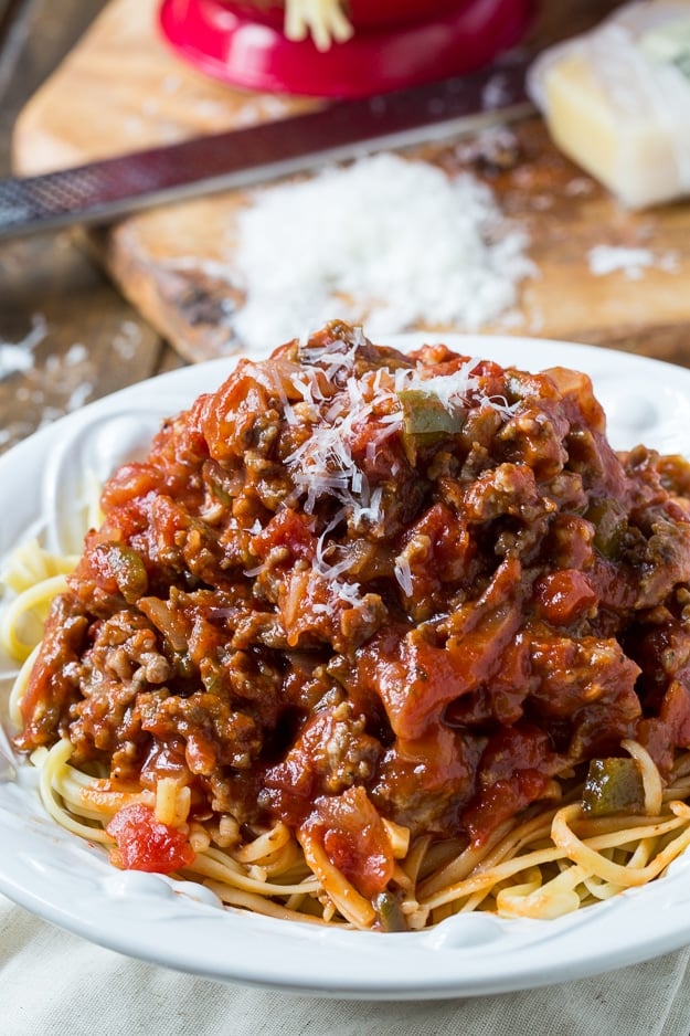 Southern Sausage Spaghetti Sauce Spicy Southern Kitchen