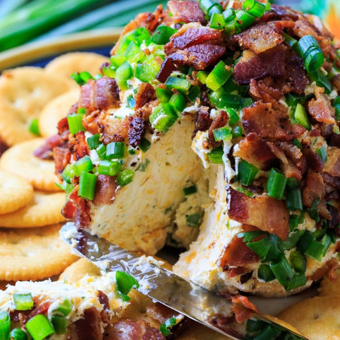 Jalapeno Bacon Ranch Cheese Ball Spicy Southern Kitchen