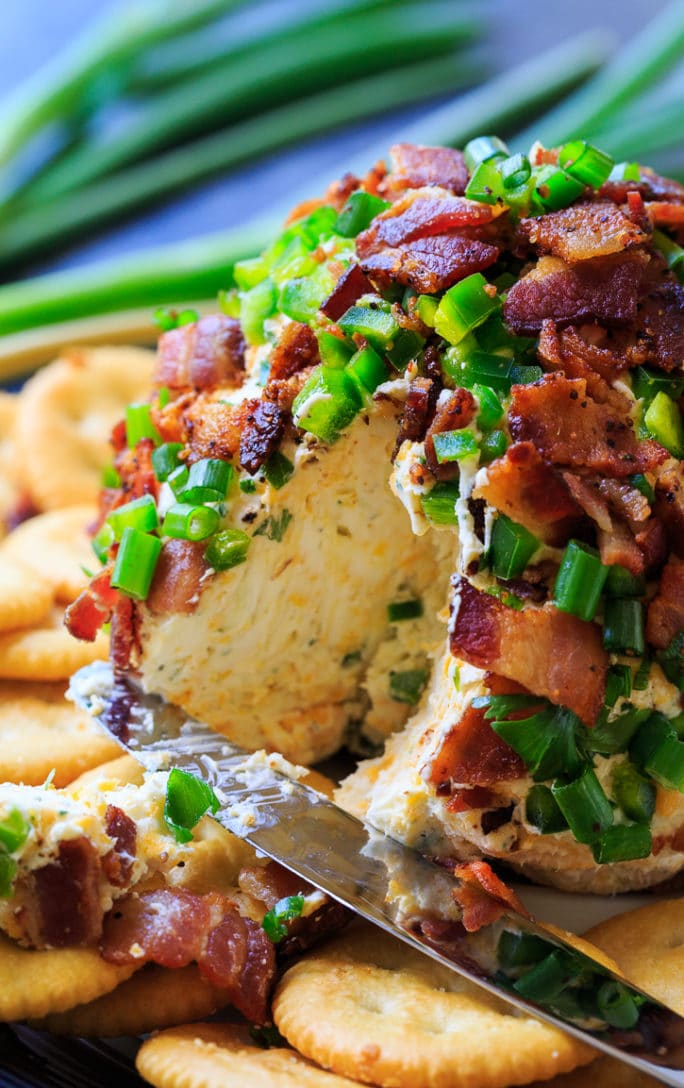 Jalapeno Bacon Ranch Cheese Ball - Spicy Southern Kitchen