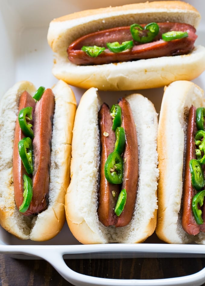 Jalapeno Stuffed Hot Dogs