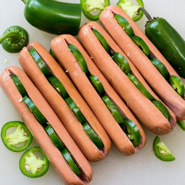 Jalapeno Stuffed Hot Dogs