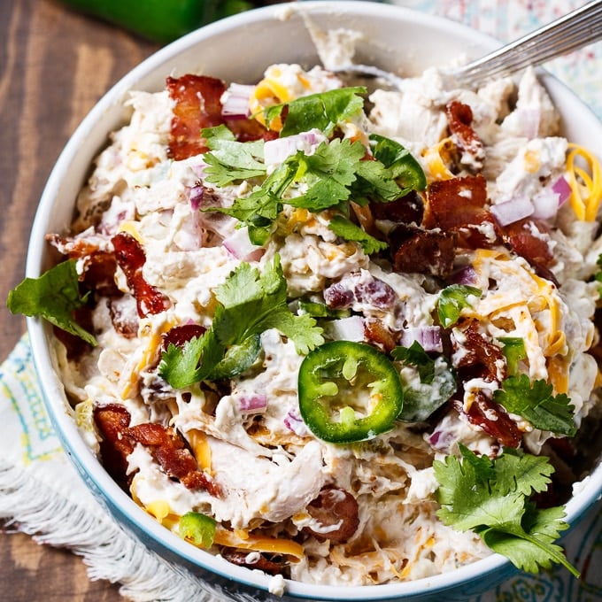 Jalapeno Popper Chicken Salad