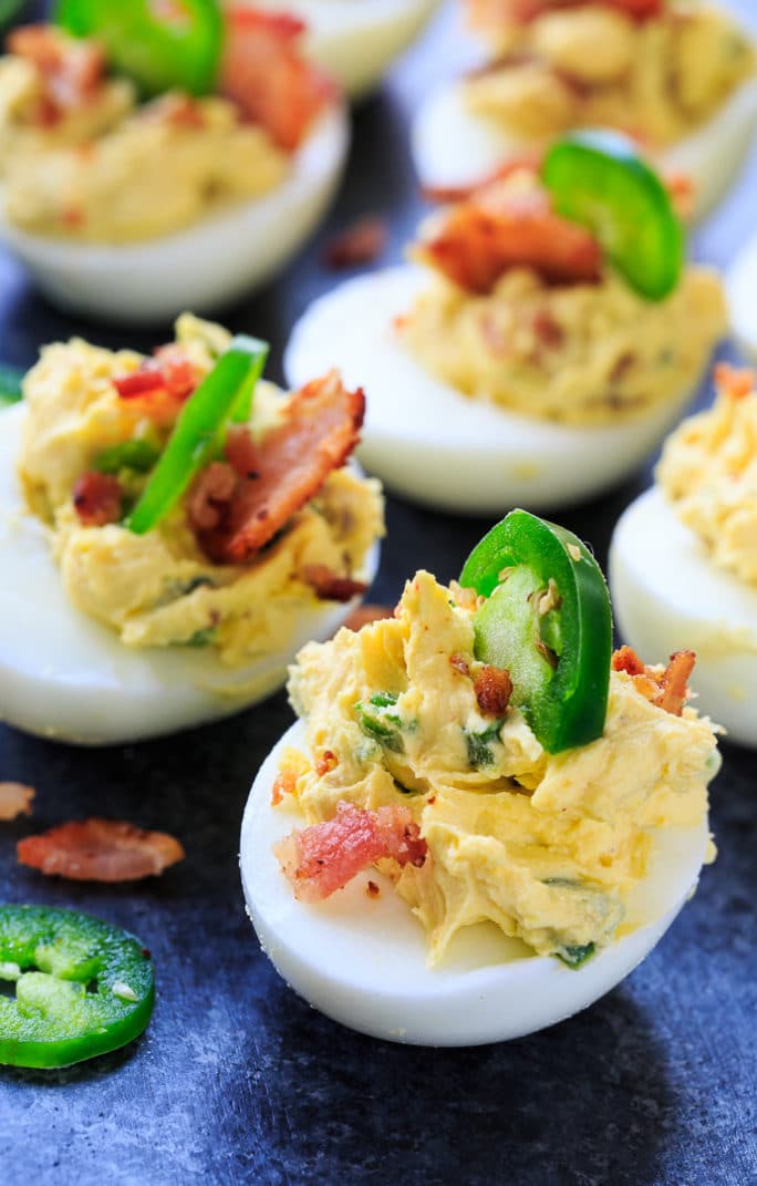 Jalapeno Popper Deviled Eggs