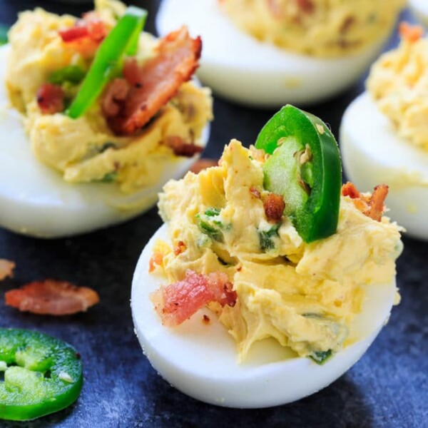 Jalapeno Popper Deviled Eggs