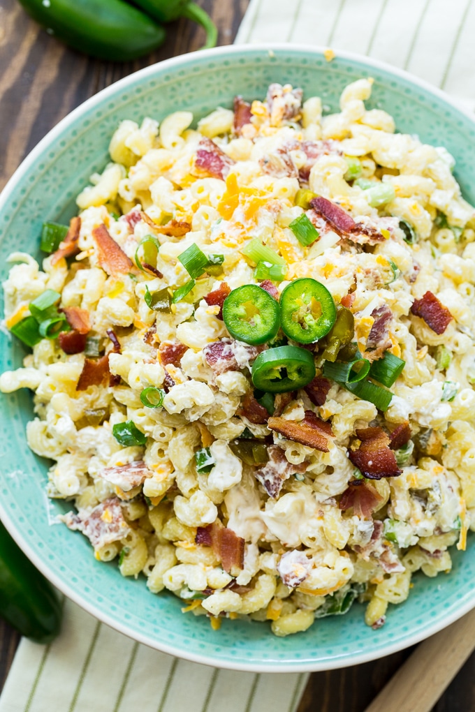 Jalapeno Popper Pasta Salad  Spicy Southern Kitchen